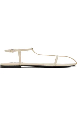 Jil Sander Off-White Flat Sandals