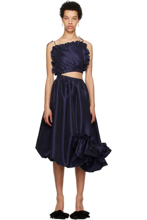 Kika Vargas SSENSE Exclusive Ramya Midi Dress