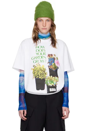 J.W.Anderson White Flower Pot T-Shirt