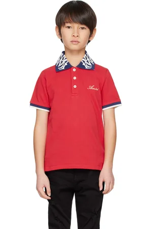 AMIRI Kids Red MA Polo