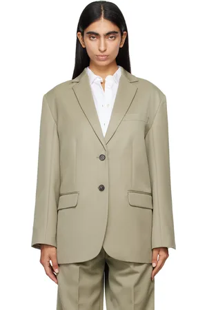 ANINE BING Khaki Quinn Blazer