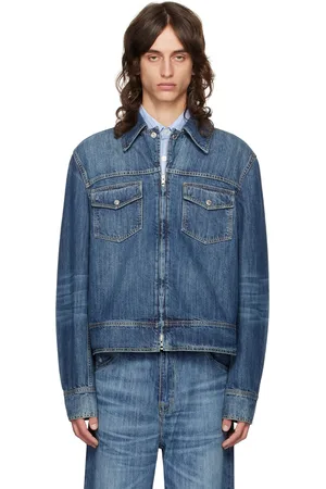 OUR LEGACY Blue Trucker Denim Jacket