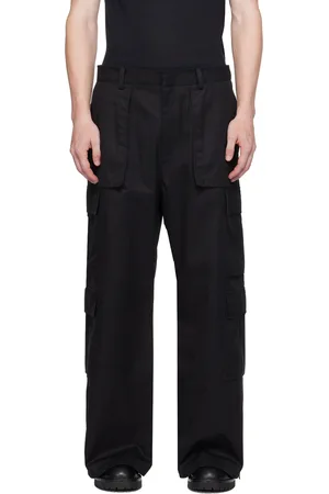 JUUN.J Black Cotton Cargo Pants