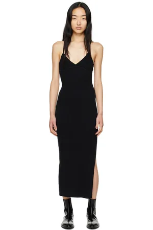 Anna Quan Black Gracie Midi Dress
