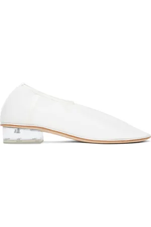 Studio Amelia White Vestige Ballerina Flats
