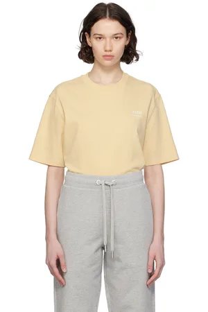 Ami Yellow Bonded T-Shirt