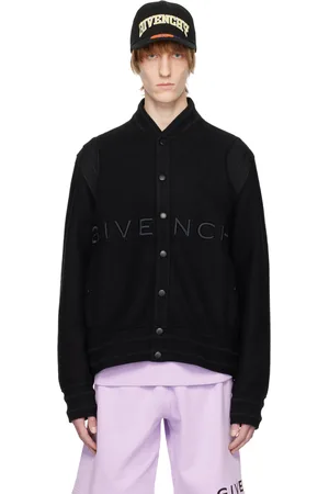 Givenchy Black Varsity Bomber Jacket