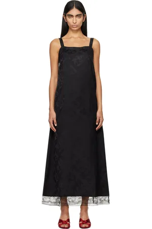 BODE Football Jacquard Column Maxi Dress