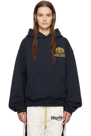 Rhude Black Cresta Cigar Hoodie