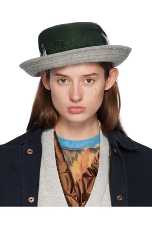 J.W.Anderson Khaki Logo Bucket Hat