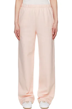 SKIMS Pink Cotton Fleece Classic Straight Leg Sweatpants