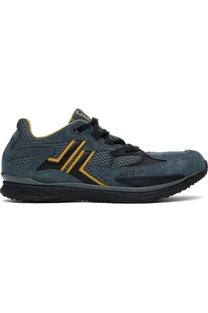 Lanvin Blue & Yellow Meteor Runner Sneakers