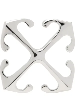 OFF-WHITE Silver Arrow Mono Single Earring