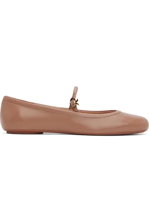 Gianvito Rossi Pink Carla Ballerina Flats