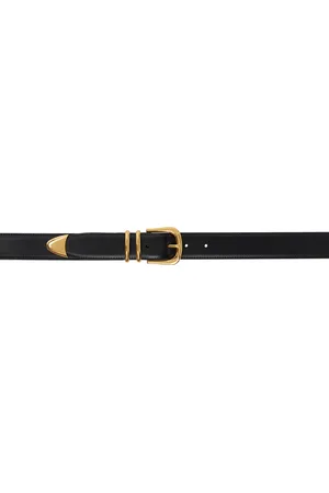 The Row Black Vintage Belt