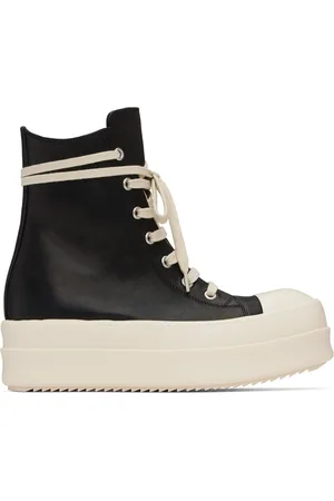 Rick Owens Black Porterville Mega Bumper Sneaks Sneakers