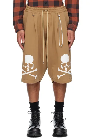 MASTERMIND Beige OG Sweat Shorts