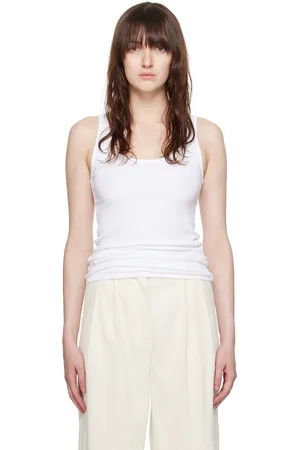 Totême White Classic Tank Top