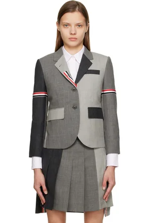 Thom Browne Gray Fun-Mix Blazer