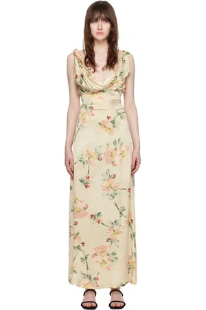 Totême Beige Twist Maxi Dress