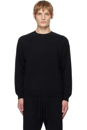 Auralee Black Baby Cashmere Knit Sweater