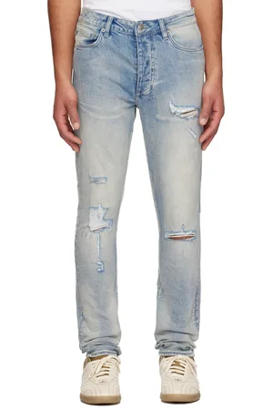 KSUBI Blue Chitch Punk Thrashed Jeans