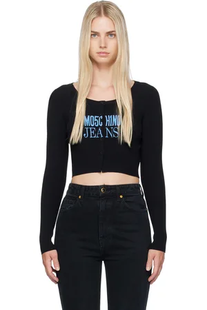 Moschino Black Rib Cardigan