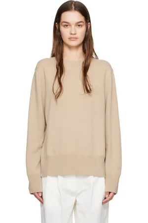 Totême Beige Crewneck Sweater