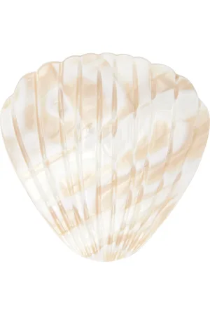 Sophie Buhai White & Beige Fan Shell Hair Clip