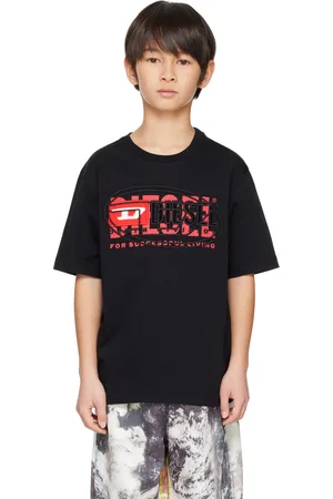 Diesel Kids Black Logo T-shirt