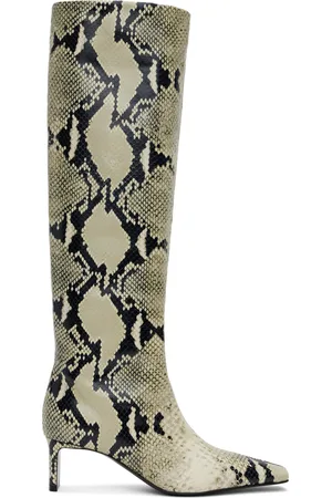 Khaite Khaki Ona Knee-High Boots