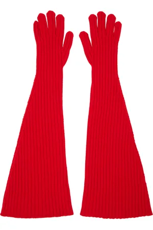 The Row Red Fergie Gloves