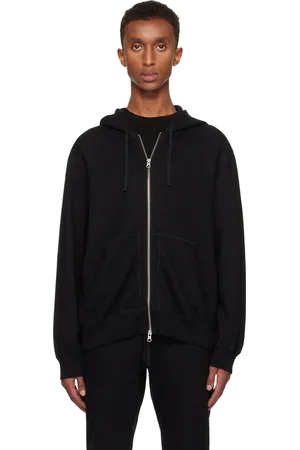 Reigning Champ Black Midweight Terry Standard Zip Hoodie