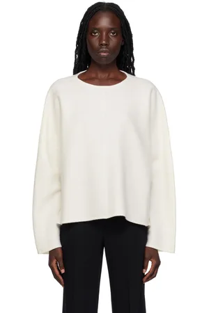 Totême Off-White Crewneck Sweater