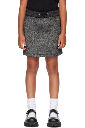Givenchy Kids Black Metallic Skirt