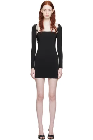 Alexander Wang Black Open Back Minidress