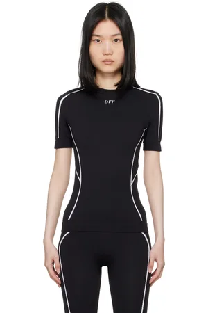 OFF-WHITE Black Off Stamp Seamless Top