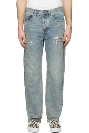 KSUBI Blue Anti K Stage Dive Trashed Jeans
