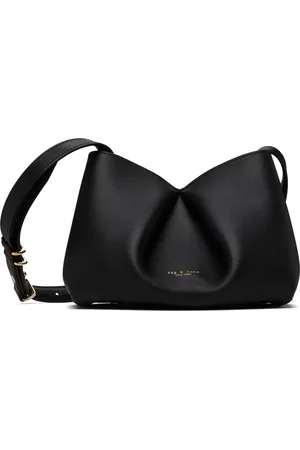 RAG&BONE Black Bloom Small Calf Leather Crossbody Bag