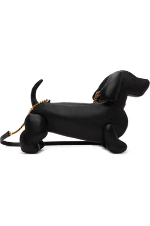 Thom Browne Black Mini Hector Bag