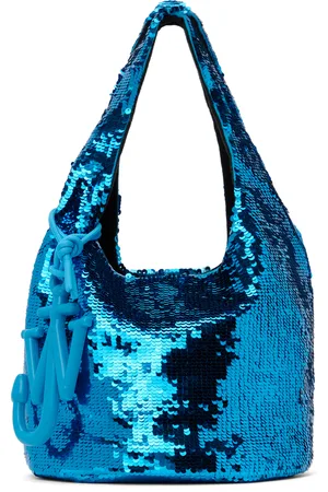 J.W.Anderson Blue Mini Sequin Shopper Bag