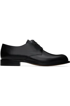 The Row Black Novus Leather Derbys