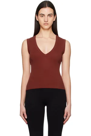 Flore Flore Burgundy Dewi Tank Top