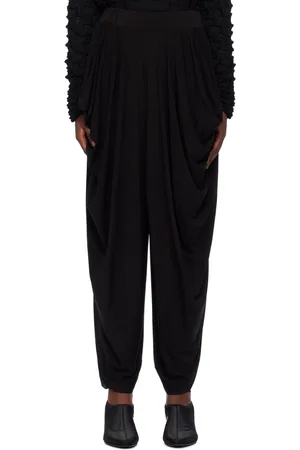 Issey Miyake Black Drape Lounge Pants
