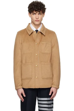 Thom Browne Tan Camel Hair Jacket