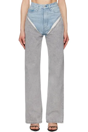 Y / PROJECT Blue Cutout Jeans