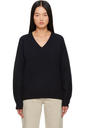 Totême Navy Rib Sweater