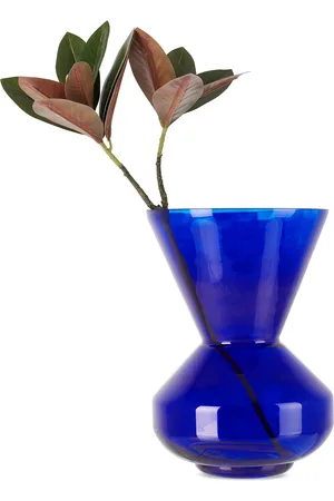 POLSPOTTEN Blue Thick Neck Vase
