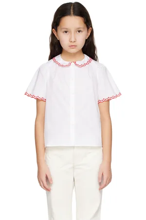 BONPOINT Kids White Ezzie Blouse
