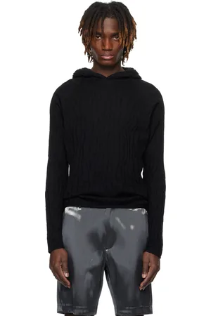 HELIOT EMIL Sortsol Knit Hoodie